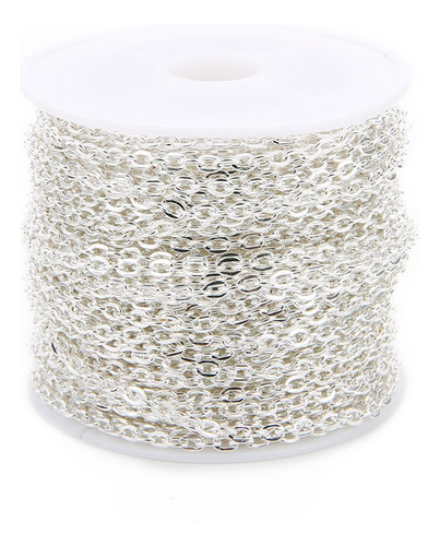 A Acero Inoxidable 2mm Cadena 10yd / Rollo For Collar