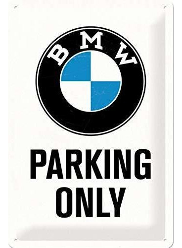 Señales - Nostalgic-art   Tin Sign, Bmw Parking Onl