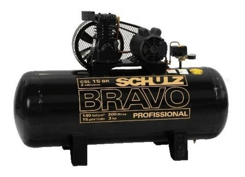 Compresor Schulz Bravo Csl-15br/200lt 3 Hp