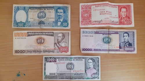 Billetes Antiguos De BoliviaUbicación Cochabamba