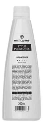 Refil De Hidratante Corporal 300 Ml - Mahogany Fragrância Style Pleasures