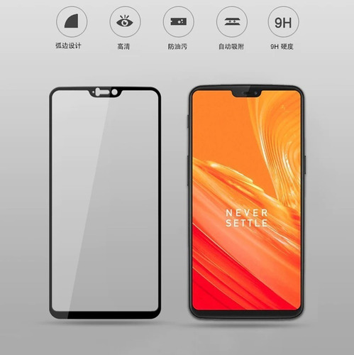 Imagem 3 de 5 de Película Oneplus 6 Tela 6.28 Full Glue + Película De Câmera