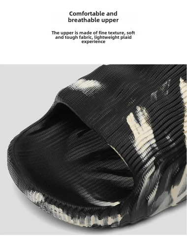 Zapatillas De Playa Con Suela Gruesa De Eva De Camuflaje Par