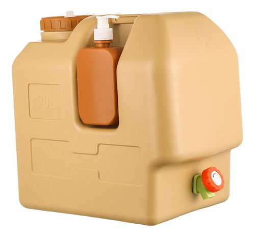 Contenedor De Agua De 20l, Cubo De Agua Para Camping Con