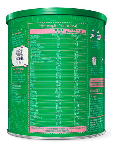 Nestogeno 2 6 A 12 Meses Fórmula Infantl 400g