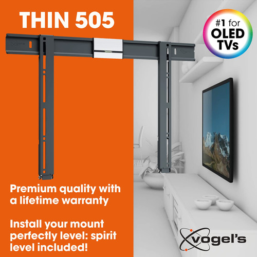 Vogel's Soporte Pared Plano Delgado Para Tv Max Libra Lbs)