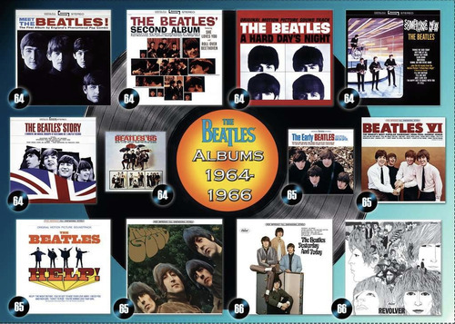 Rompecabezas 1000 Piezas Ravensburger Portada Discos Beatles