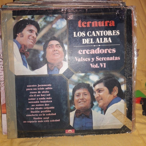 Vinilo Cantores Del Alba Creadores Valses Y Serenatas 6 F1