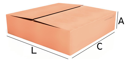 50 Caixas De Papelão 23x19x11 Cm Mercado Envios 23x19x11 Cm