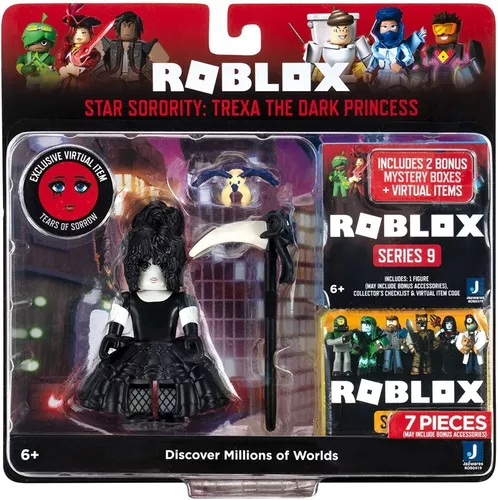 Roblox Boneco Articulado Trexa Dark Princess 6cm Sunny 2221 - Ri Happy