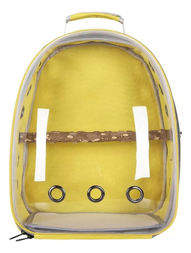 Bolsa Para Transportar Pájaros, Mochila Para Loros, Mascotas Color Amarillo