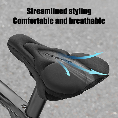 Cojín Para Asiento De Bicicleta Funda Acolchada Para Sillín