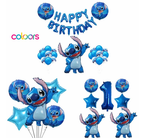 Globo Redondo Stitch