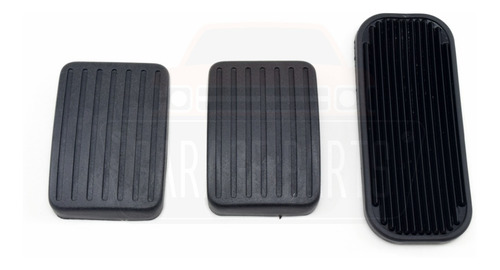 Imagem 2 de 6 de Jogo Capas Pedal Acelerador Freio Embreagem Mitsubishi L200