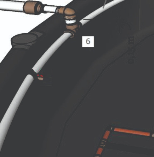 Imagem 2 de 3 de Colar Para Sistema De Aeração 50mm Saida 3/4