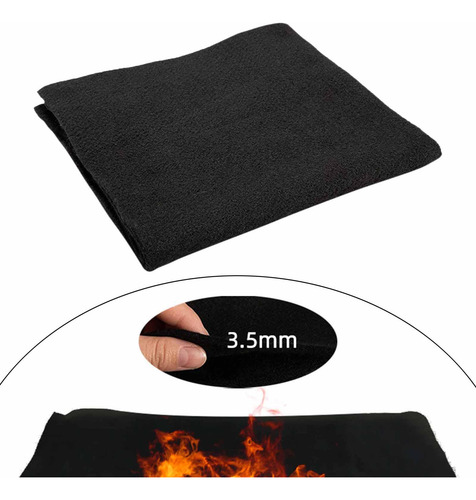 Manta Ignífuga Para Acampar, Estera Para Fogones, 99,06 Cm