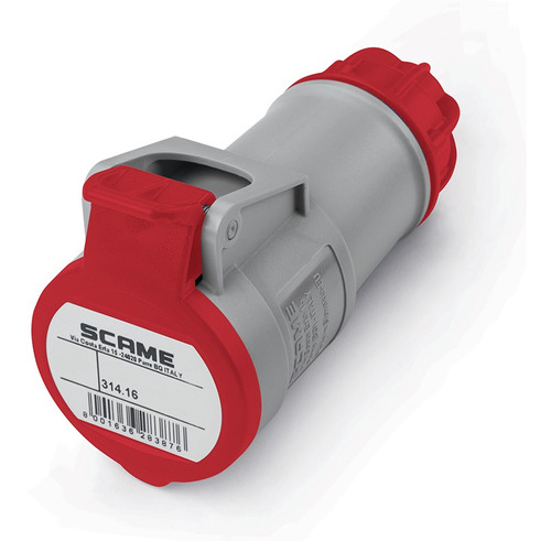 Ficha Industrial Hembra Scame 3p+t 16a 380v Xenia