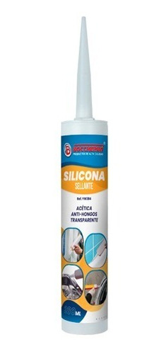 Silicona Acética Sellante Antihongo Transparente 280ml