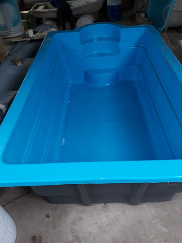 Pileta 3,85x2,20x1,10 Escalera Romana Para Usar Sin Enterrar