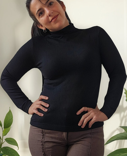 Polera De Mujer Ropa Térmica De Morley Frisada Frisada Dama