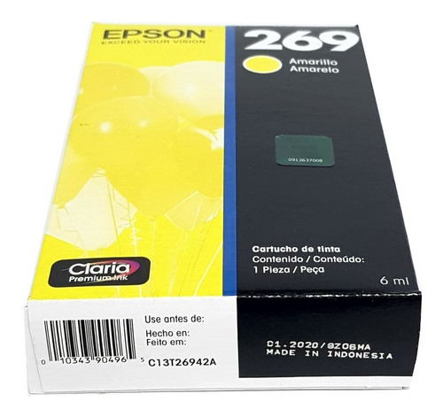 Cartucho 269 Amarelo T269420 - Epson