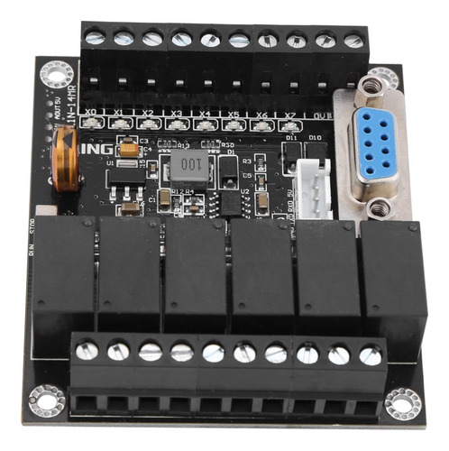 Placa De Controle Programável Industrial Relé Plc Fx1n-14mr