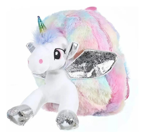 Set Mochila Estuche Y Cuadreno De Unicornio Para Niñas