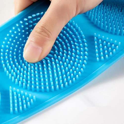 Cepillo Baño Silicona De Espalda Masajeador Ducha Exfoliante