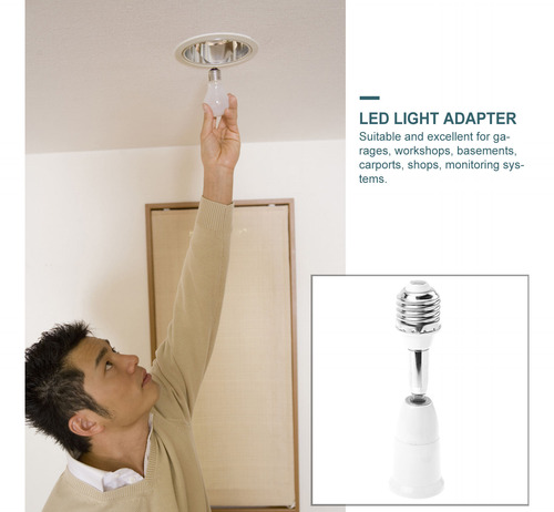 Convertidor De Bombillas Led Flexibles Con Base E27 A E27, 2