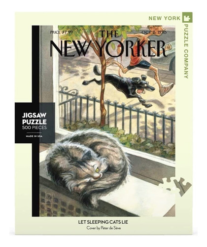 New York Puzzle Company - New Yorker Let Sleeping Cats Lie -