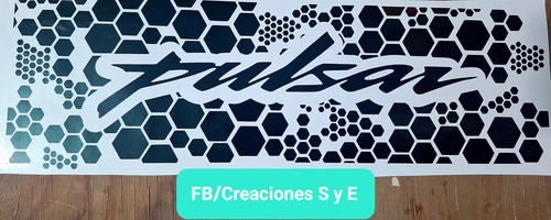 Calcomanias Stikers Pulsar Tipo Panal Para Barra Ns200 Y 160