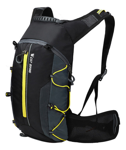 Mochila Running Ciclismo Trekking 10l Ultraligera Camelback Color Amarillo Diseño De La Tela Lisa