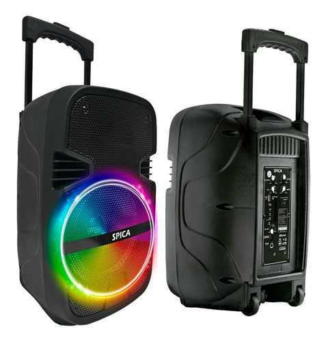 Parlante Spica Sp-3312tc Portatil Bluetooth Karaoke Tripode