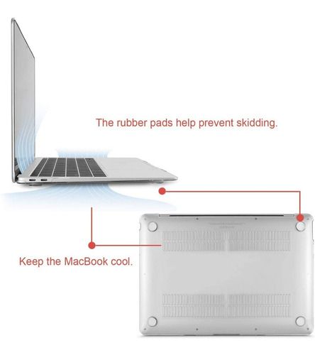 Imagen 2 de 9 de Carcasa Mosiso Macbook Air 13 2020/19/18 A2337 A2179 A1932