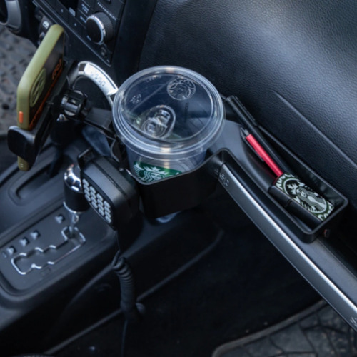 Imagem 4 de 8 de Suporte P/ Celular Radio Px E Garrafa Jeep Wrangler 2011 A17