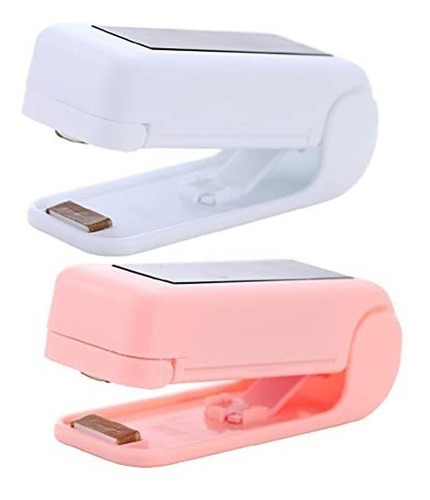 Mini Sellador De Bolsas De Plástico Portátil Color Blanco