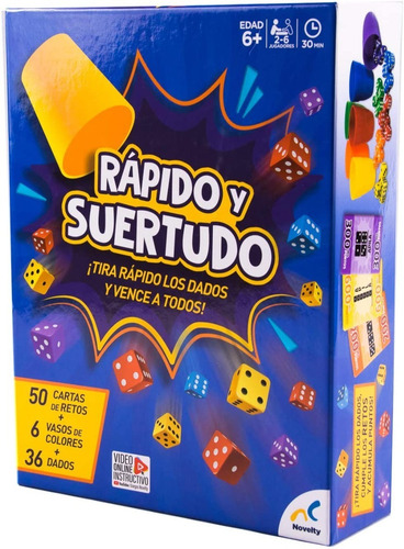 Juego De Mesa Rapido Y Suertudo Novelty Corp
