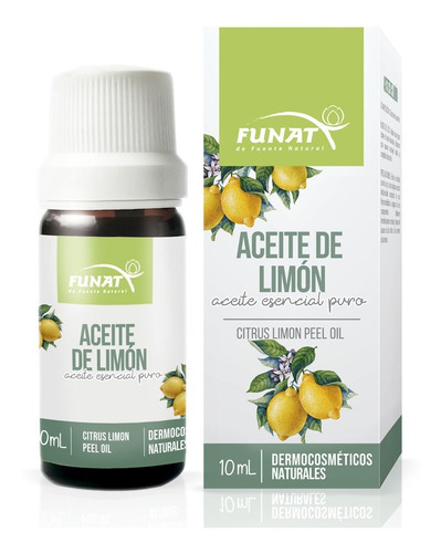 Aceite Esencial De Limón X 10 Ml Funat