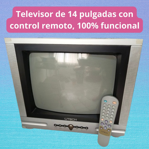 Televisor 14 Pulgadas Con Control Remoto