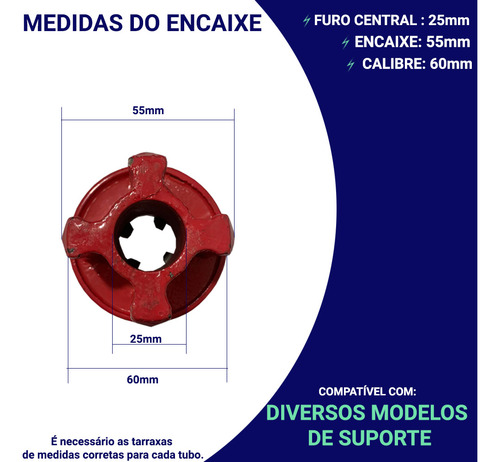 Refil Tarraxa Manual Para Cano Metálico Ferro Aço Bspt 1/2