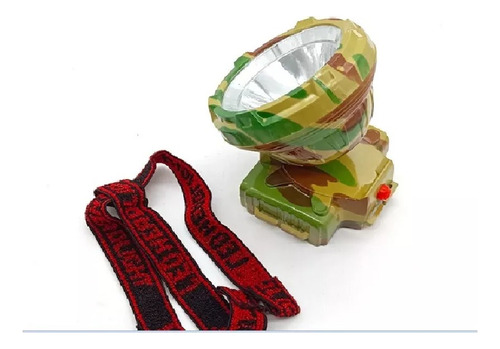 Linterna Led Para Cabeza Camuflada 8x7cm En Caja