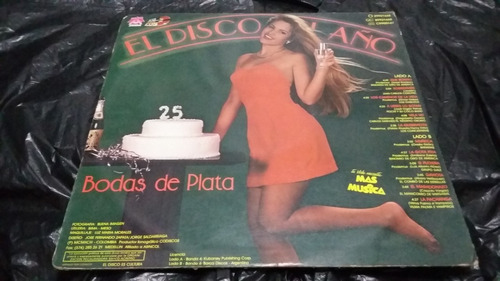 El Disco Del Año Bodas De Plata Lp Varios Tropical Bailable 