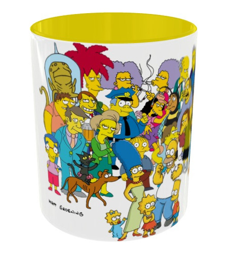 Mugs Universo The Simpson Yellow Pocillo Serie Geeks