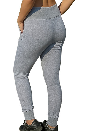 calça slim feminina moletom