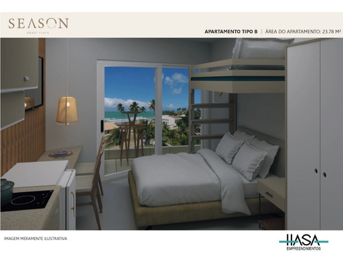 Imagem 4 de 13 de Apartamento Flat No Centro De Porto De Galinhas | 1 Quarto De Puro Conforto E Uma Verdadeira Celebração Ao Mar E O Sol | Mais De 70 Vendido No Pré-lançamento