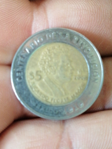 Moneda De 5 Pesos Ricardo Flores Magon
