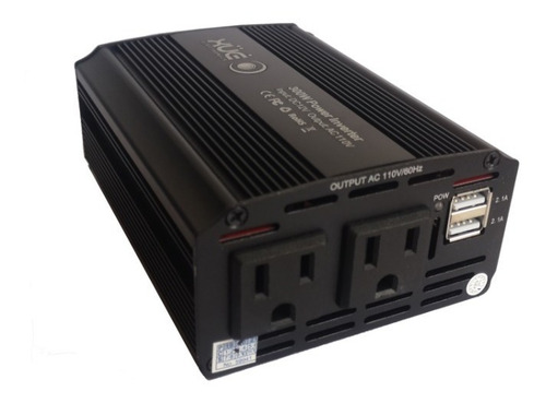 Imagen 2 de 4 de Cargador Para Carro Corriente 300w Dc 12v 110v Ac Usb 4.2v