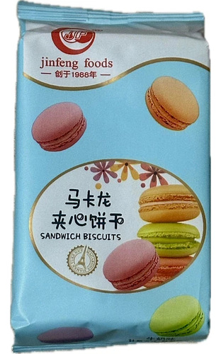 Pack X3 Macarrón 60grs -jinfeng Galleta Suave Mix Importad T