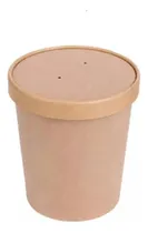 Comprar Envase Tina Contenedor Kraft 26 Onzas Helado Con Tapas Kraft