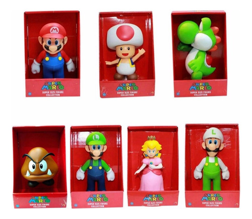 Super Mario Bros Size Xl Pvc Figura De Acción Colección